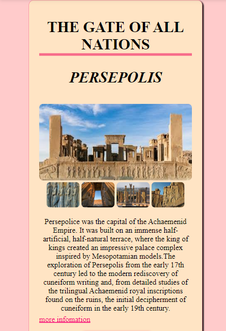 persepolise project